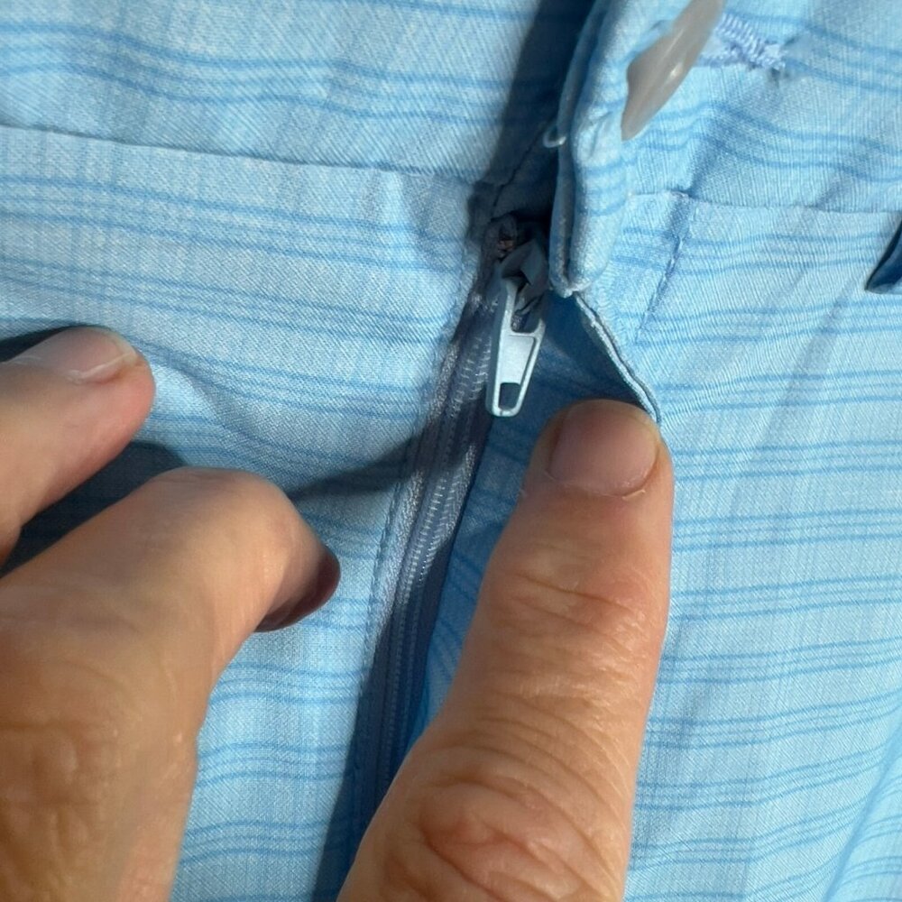 Pga Tour $68 Men's Striped 8" Golf Shorts - Ethereal Blue Size 30 - Picture 8 of 12